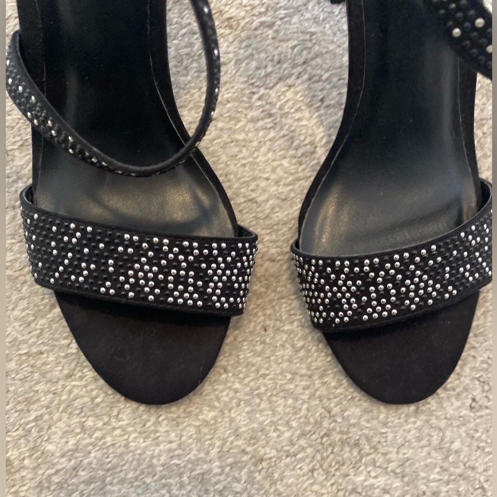 Aldo Studded Black Suede Heels Size Great Condition! - Picture 7 of 7